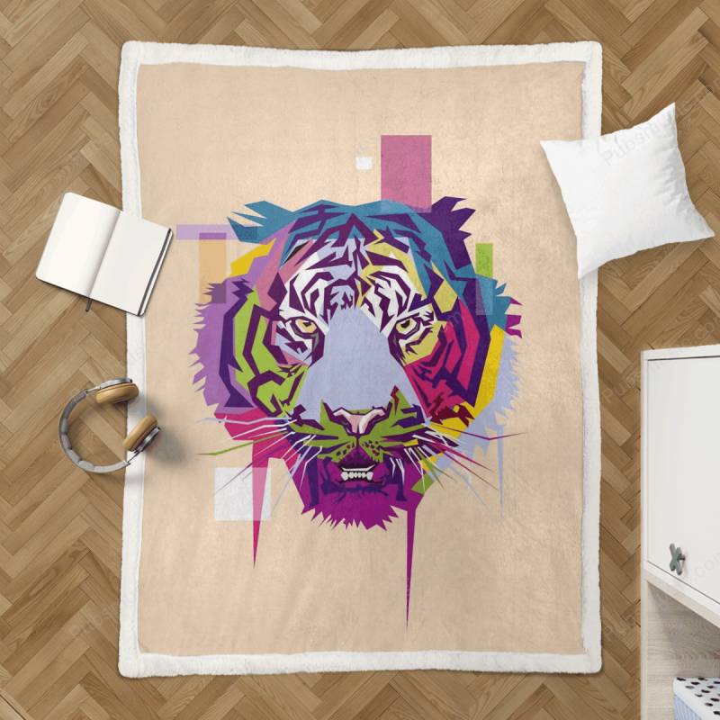 tiger wpap – Wpap Sherpa Fleece Blanket