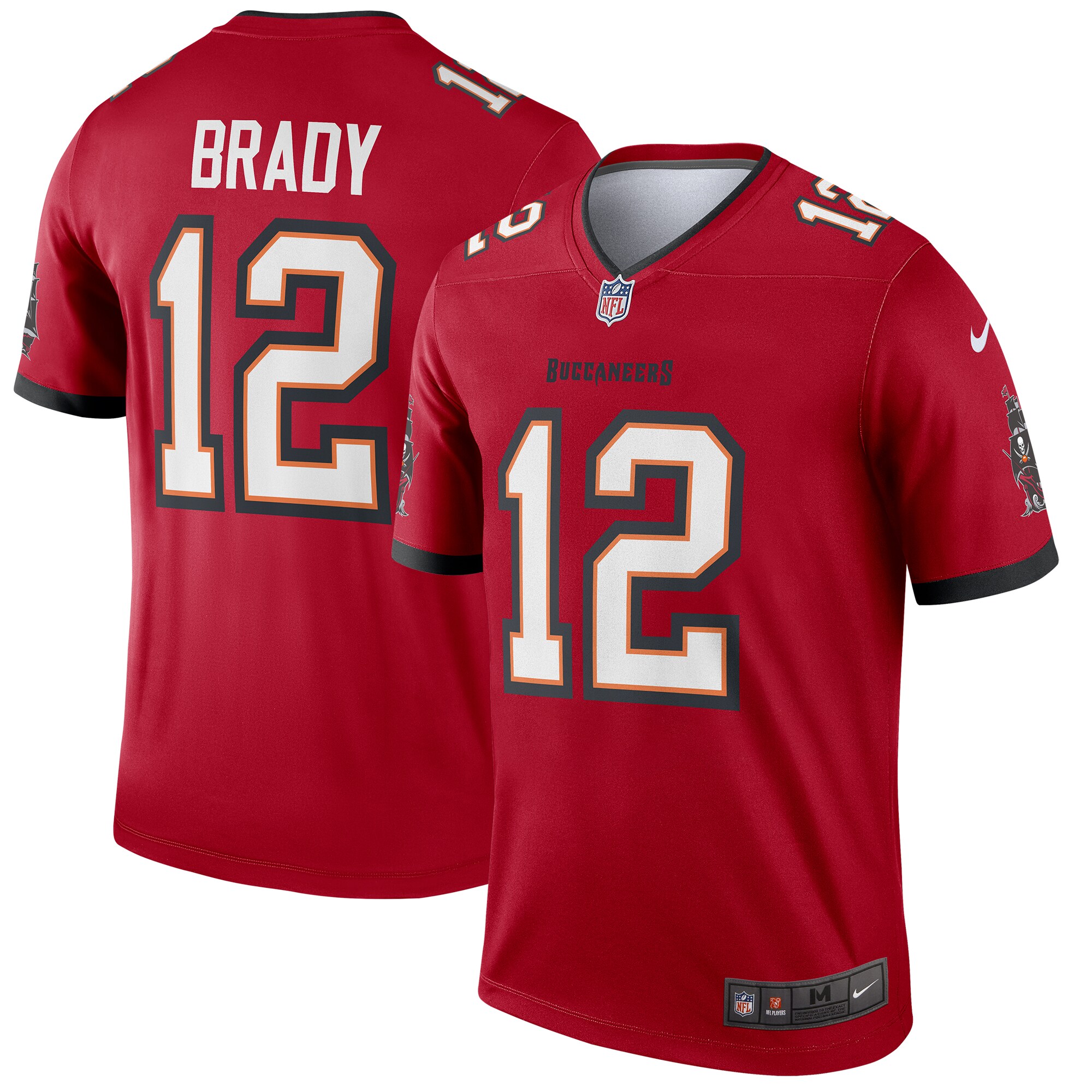 Men’s Tampa Bay Buccaneers Tom Brady Red Legend Jersey