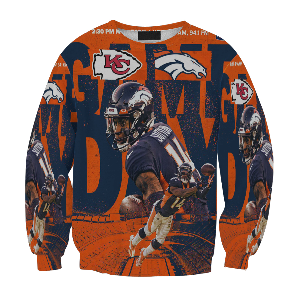 Denver Broncos Courtland Sutton Gift For Fan 3D Full Printing Sweatshirt