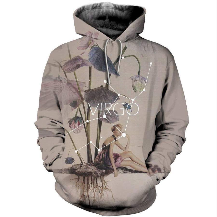 3D ALL OVER PRINTED VIRGO ZODIAC T SHIRT HOODIE NTH150824