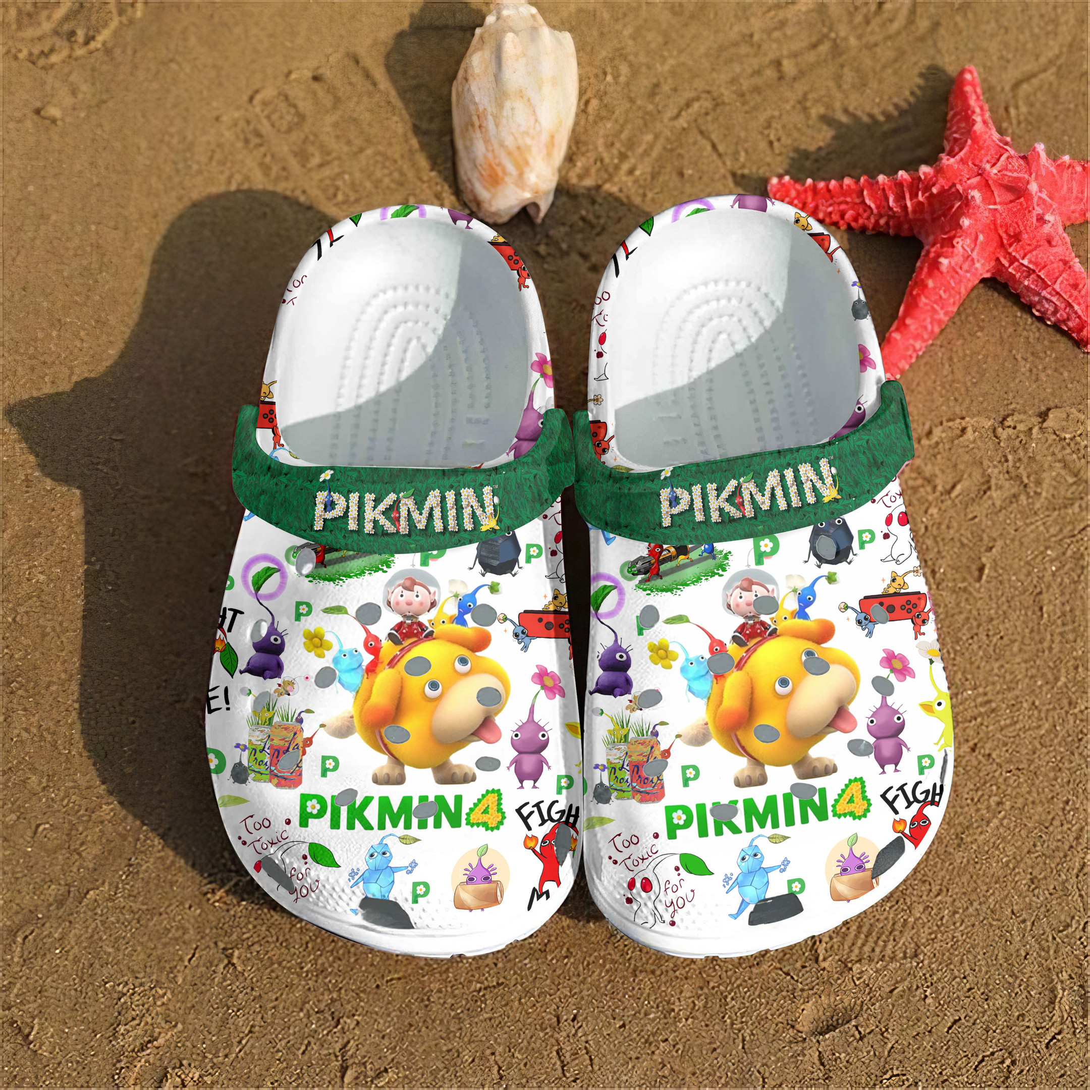 Pikmin Movie Crocss Clogs For Men Women And Kid Bm1411-2008