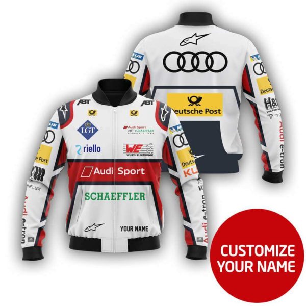 Custom Name Bomber Jacket Audi, Audi 3D Spring Autumn, Mens Casual Jacket Rg39