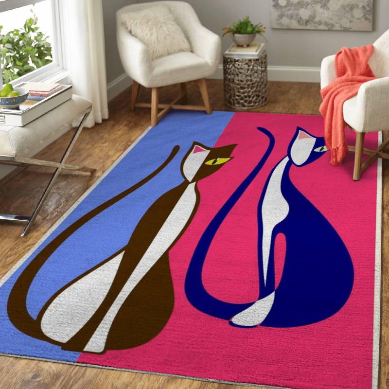 Graceful cats  – Animals Area Rug Carpet