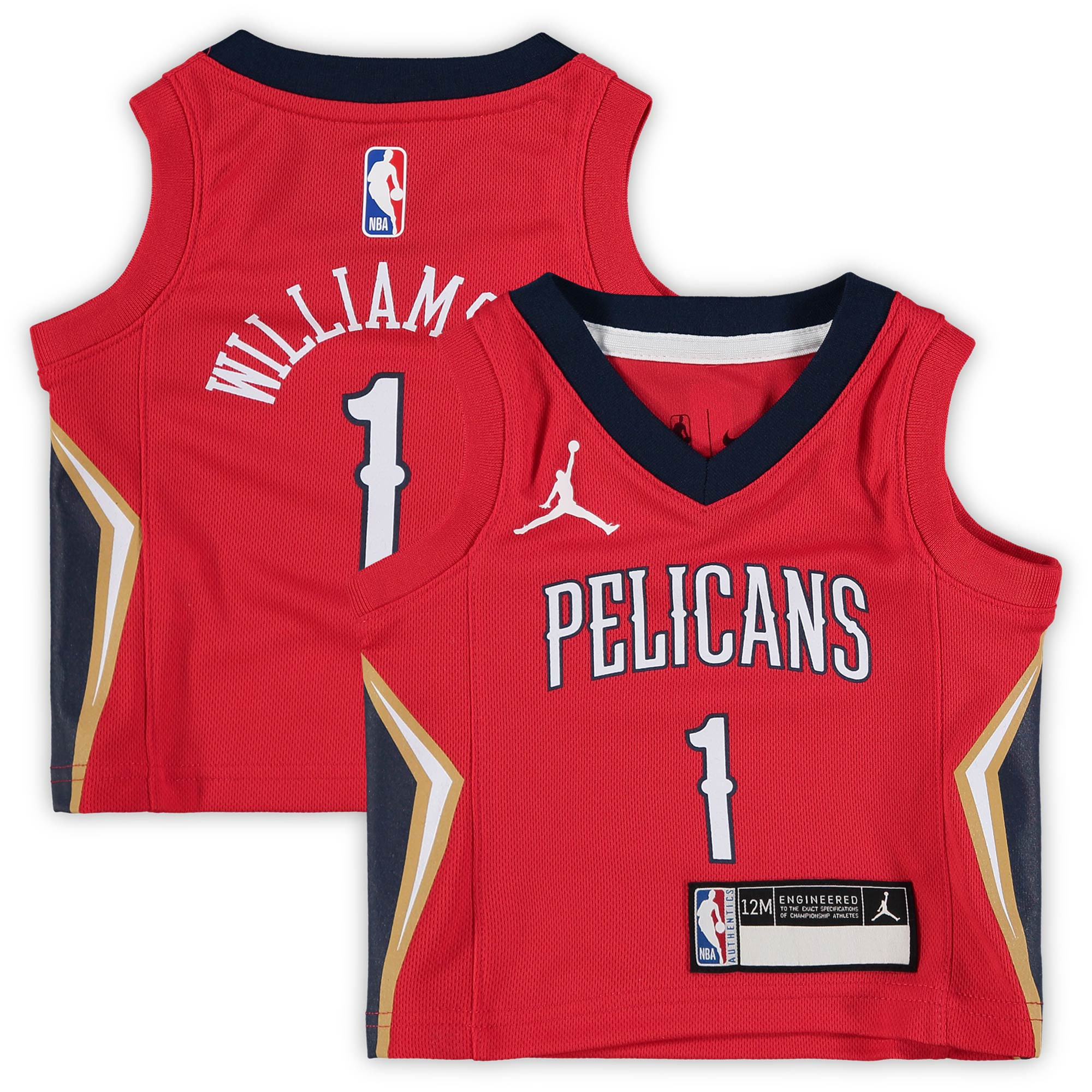 Zion Williamson New Orleans Pelicans Jordan Brand Infant 2020/21 Jersey – Statement Edition – Red NBA