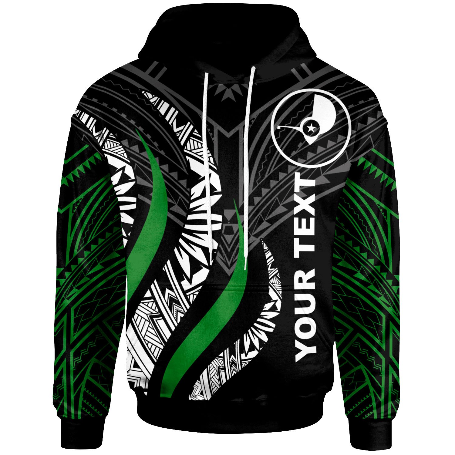 Yap Custom Personalised Hoodie – Yap Strong Fire Pattern – BN20