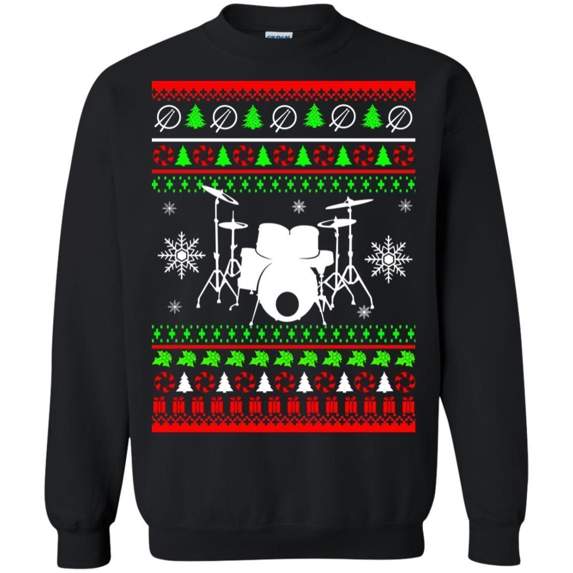 Check out this awesome Drummer Ugly Christmas Sweater