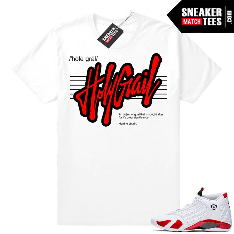 Candy Cane 14s matching shirt | Jordan Sneaker Clothing