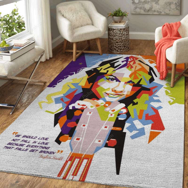 taylor swift on pop art – Pop Art Illustration Rug Mats – Carpet