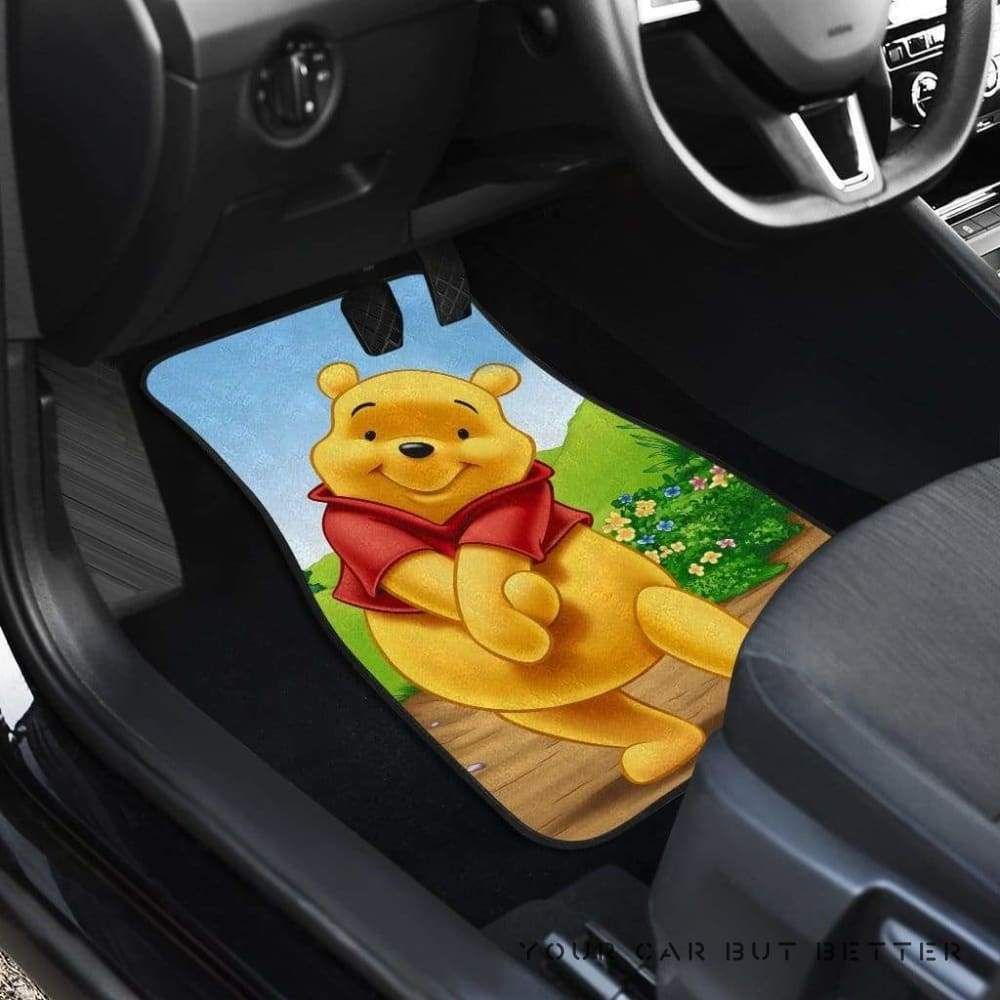 Winnie The Pooh Car Floor Mats 6 110619 Personalized Car Seat Floor Mat Custom Print