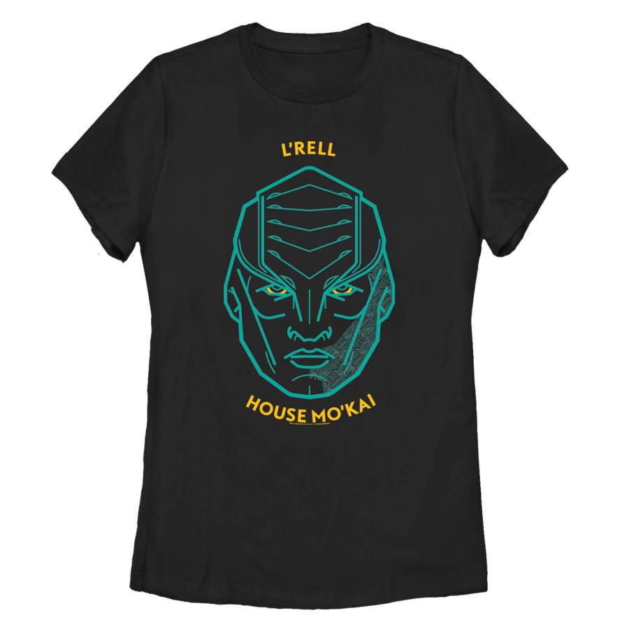 Star Trek Women’s Klingon L’Rell Portrait  T Shirt