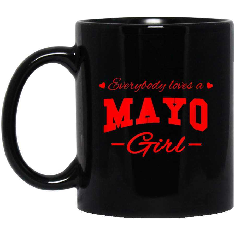 Everybody Loves a Mayo Girl  Vintage Irish Souvenir Mug