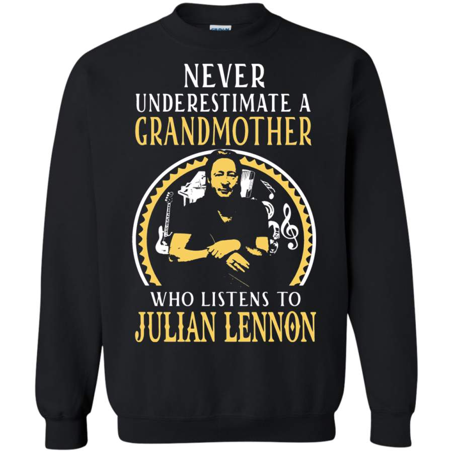 AGR Never Underestimate A Grandmother Who Listens To Julian Lennon Sweatshirt