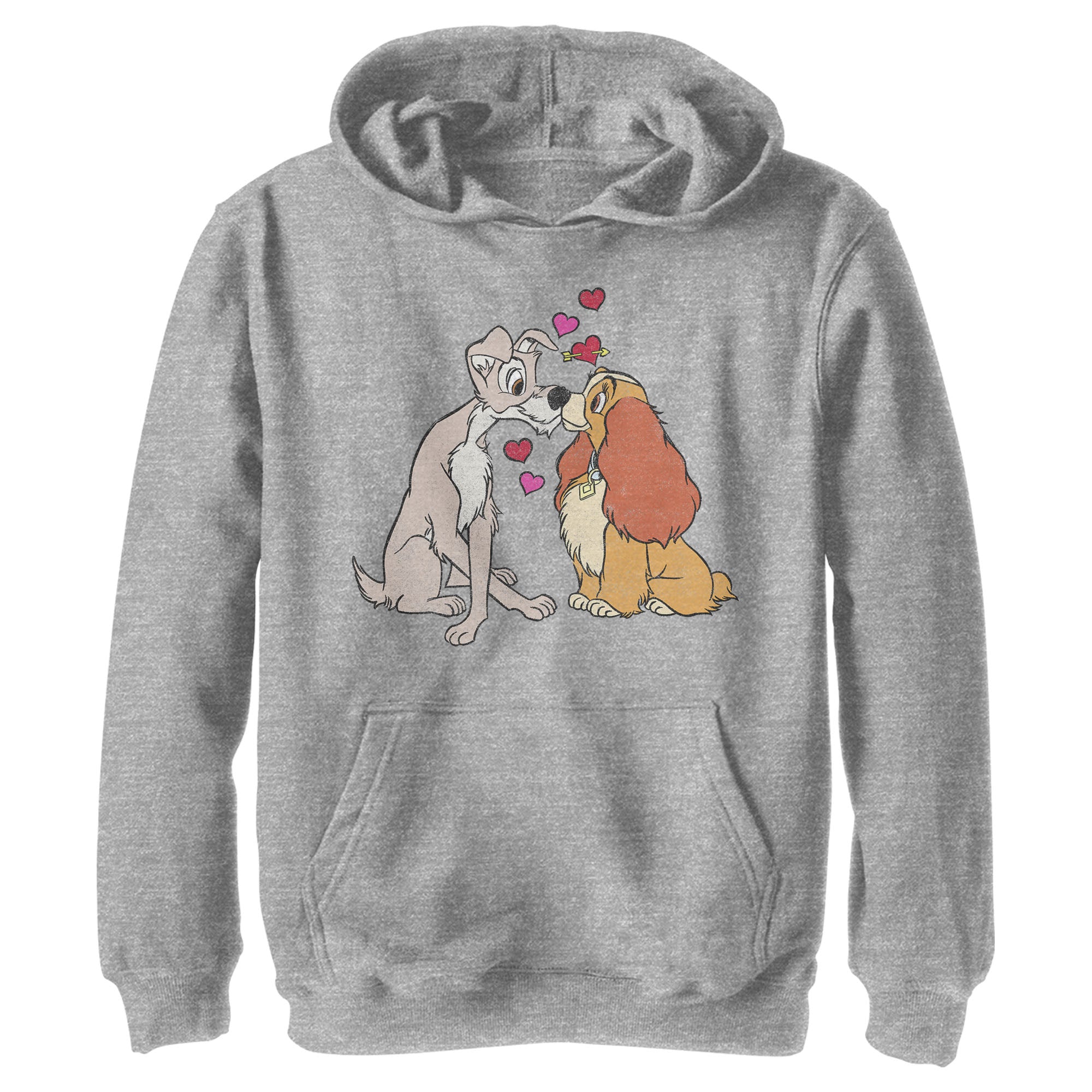 Boy’S Lady And The Tramp Puppy Love Pull Over Hoodie