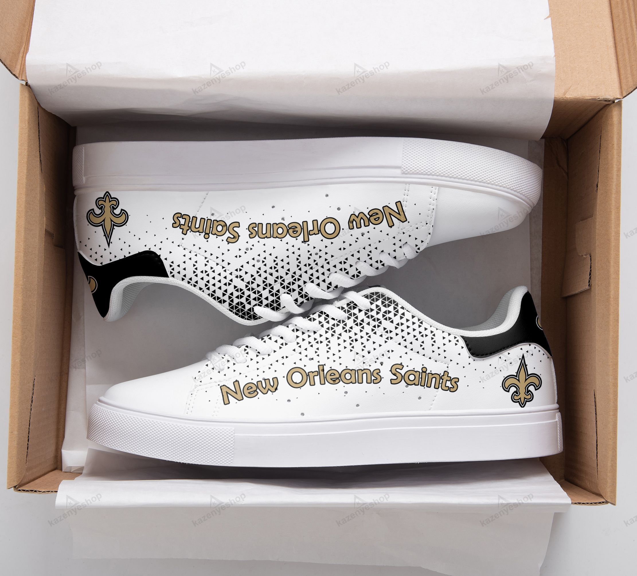 New Orleans Saints Ss Custom Sneakers 066