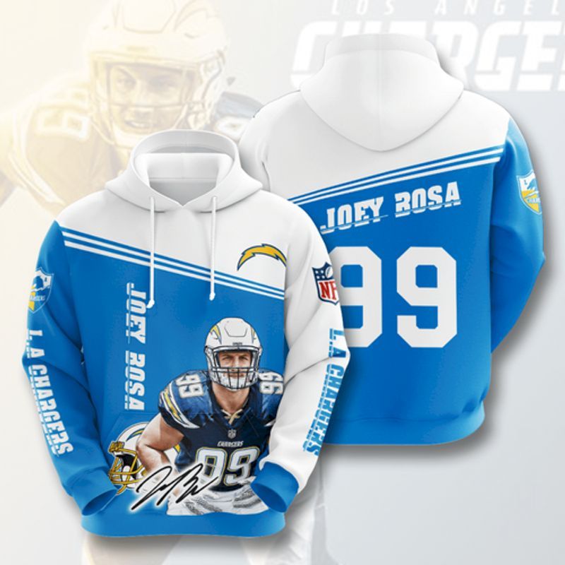 99 Joey Bosa Los Angeles Chargers 3D Hoodie N98