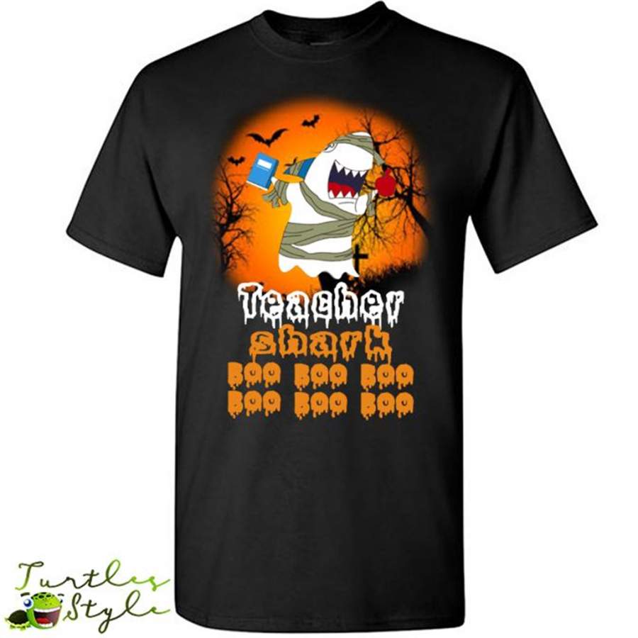 Teacher Shark Boo Boo Boo Boo Boo Boo – Gildan Short Sleeve Shirt