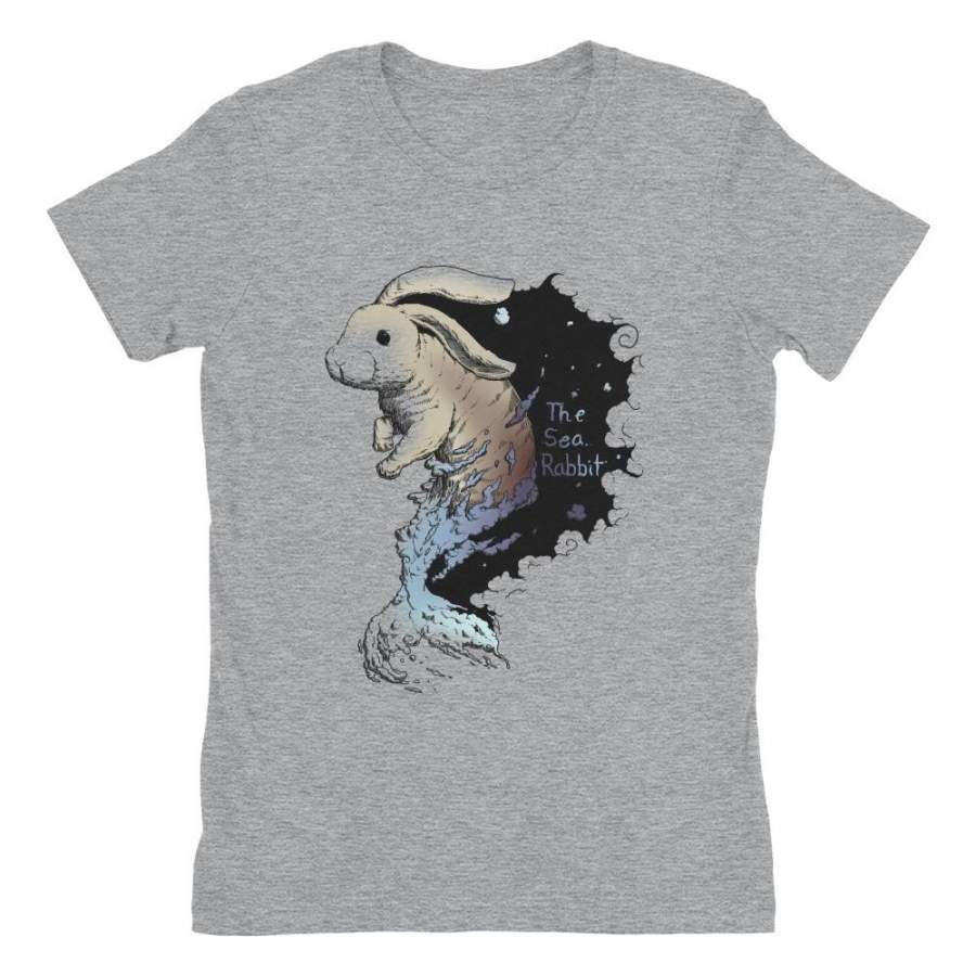 Color Swirly Sea Rabbit Ladies Shirt