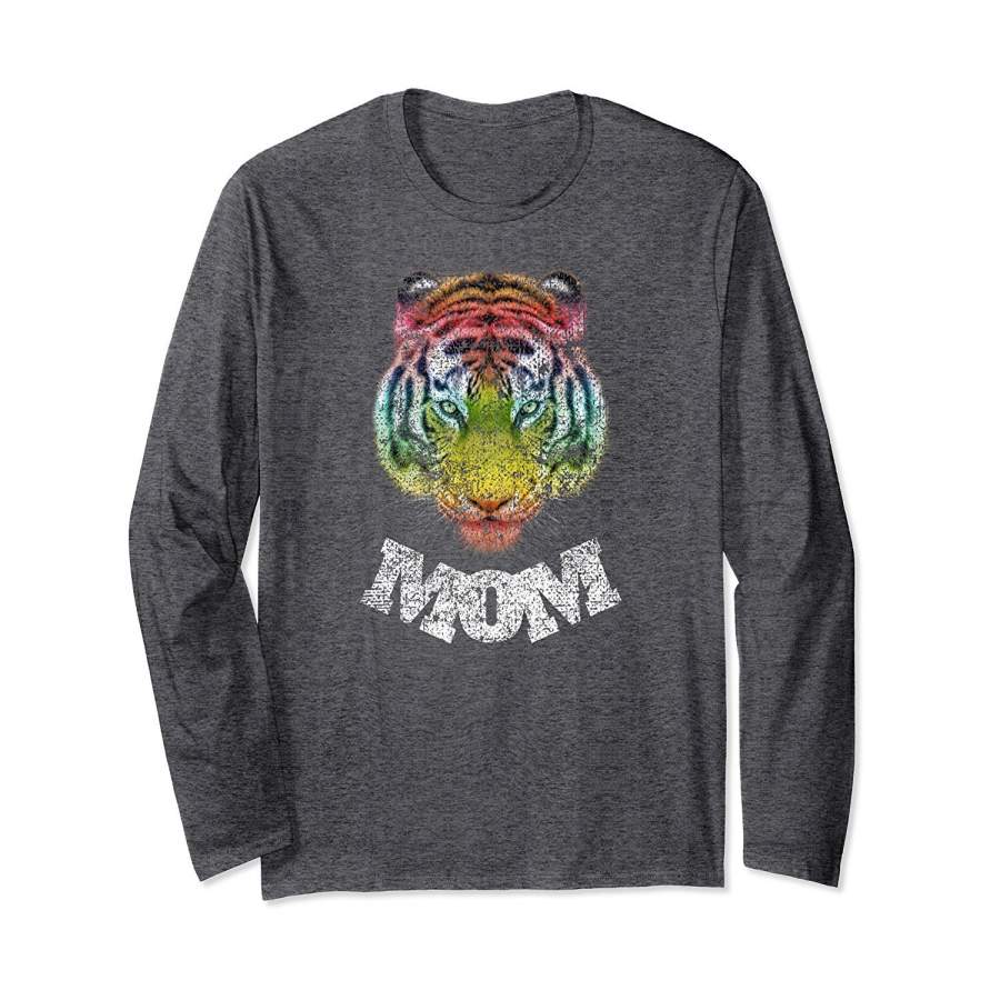 DTABuy DTA MOTHER’S DAY GIFT SHIRT FOR MOM CUTE RAINBOW TIGER