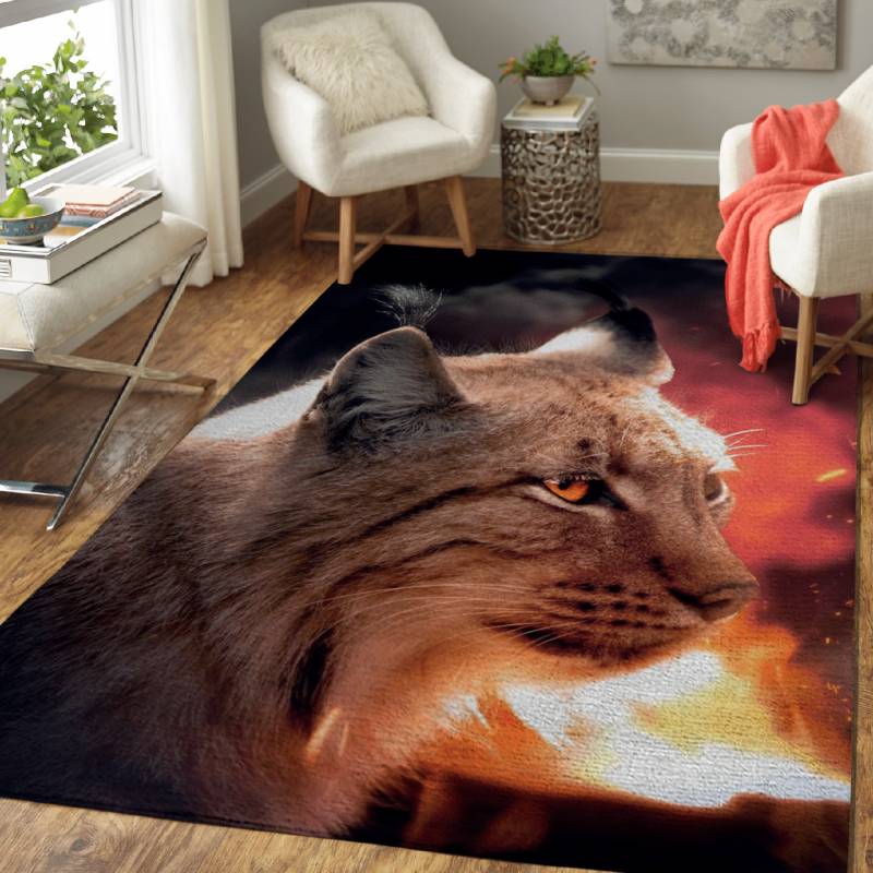 The Lynx – Animals Area Rug Carpet