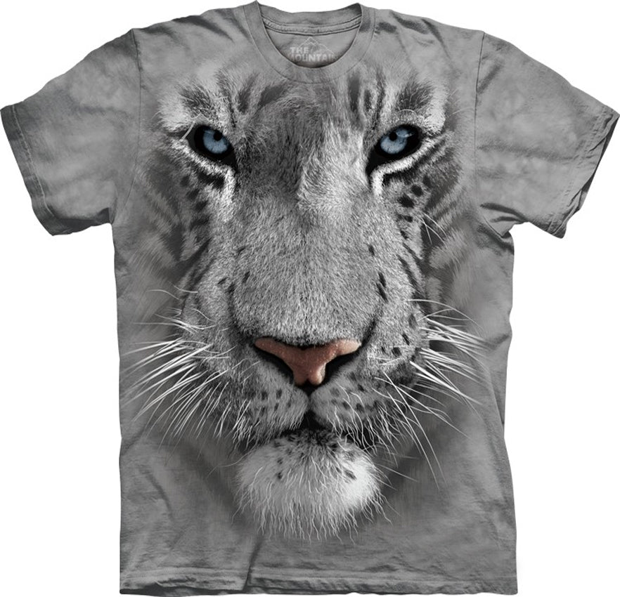 White Tiger Big Face Men’s T-Shirt