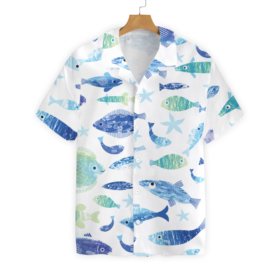 Blue Fish Hawaii Shirt Ha73081