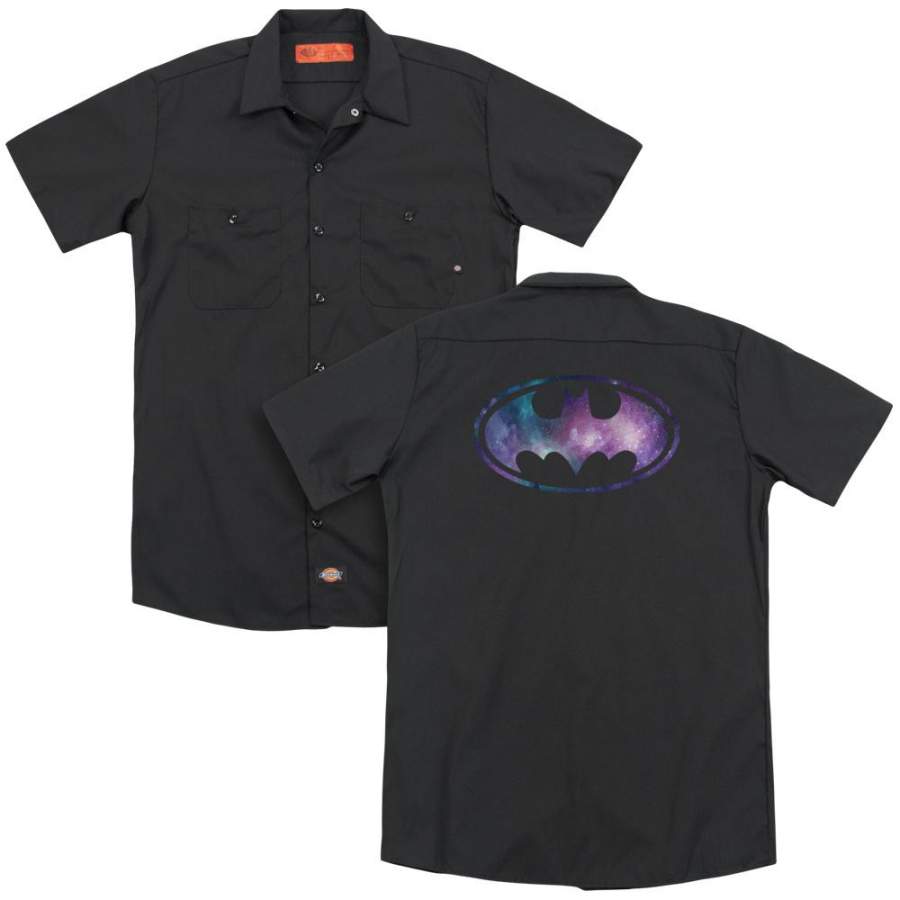 Batman – Galaxy Signal(Back Print) Adult Work Shirt