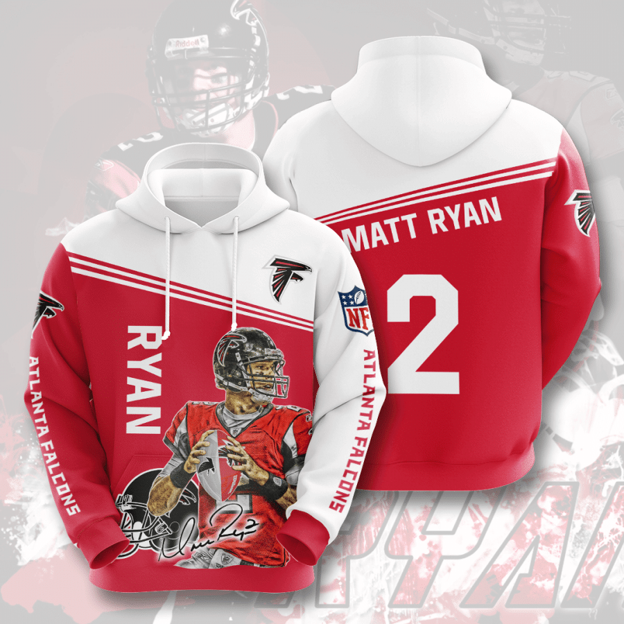 Matt Ryan Atlanta Falcons Atlanta Falcons 90 Unisex 3D Hoodie Gift For Fans