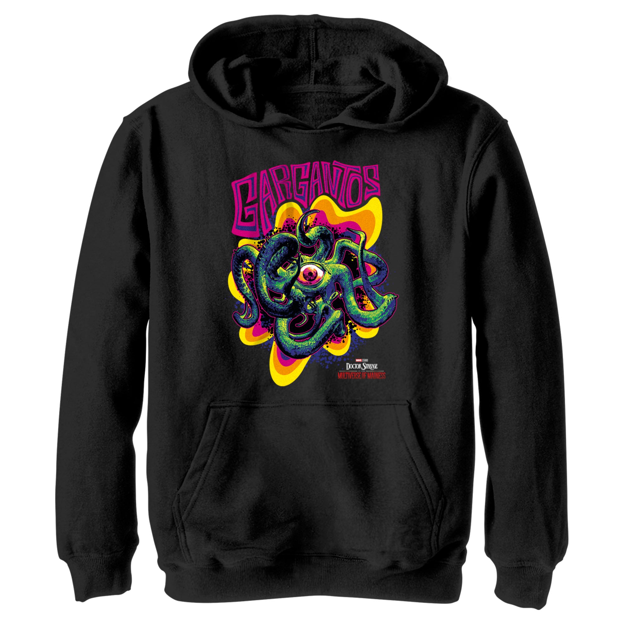 Boy’S Marvel Doctor Strange In The Multiverse Of Madness Colorful Gargantos Pull Over Hoodie