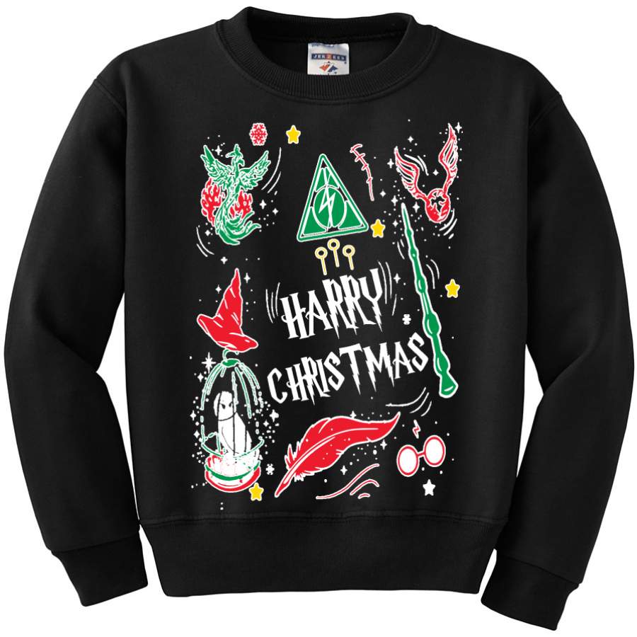 Harry Christmas | Unisex Kids Boys Girls Ugly Christmas Sweatshirt