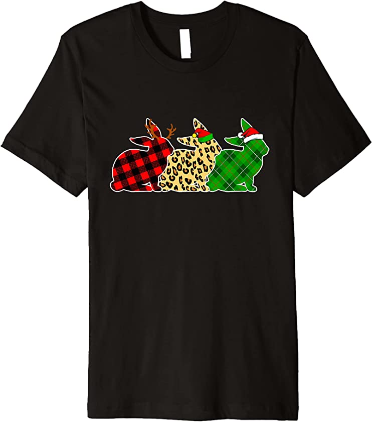 Bunny Christmas Tree Animals This Is My Xmas Pajama Premium T-Shirt