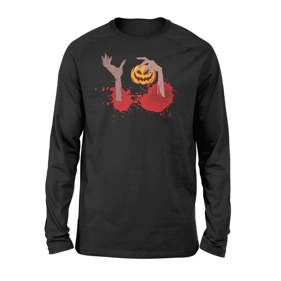 Baby Wants Candy Halloween Maternity Halloween Long Sleeve T shirt