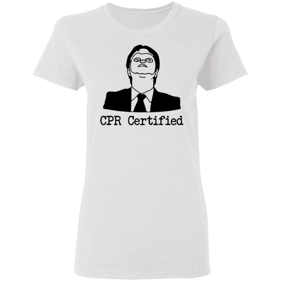 dwight schrute cpr shirt