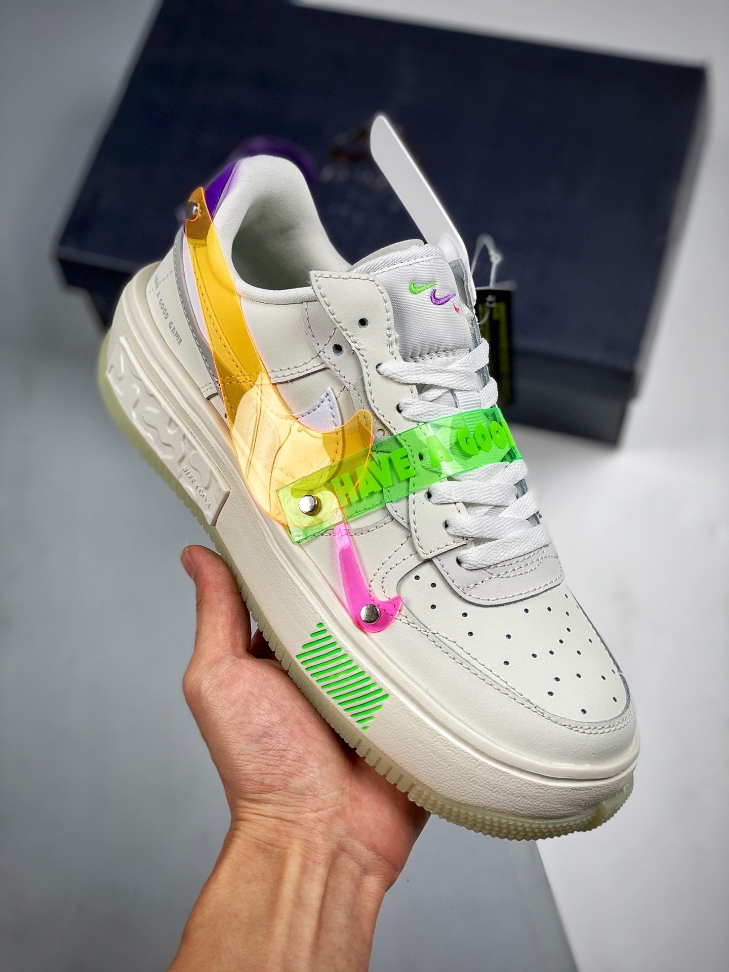 Nike Air Force 1 Fontanka Have A Good Game SailGreen StrikeWhite 5340623