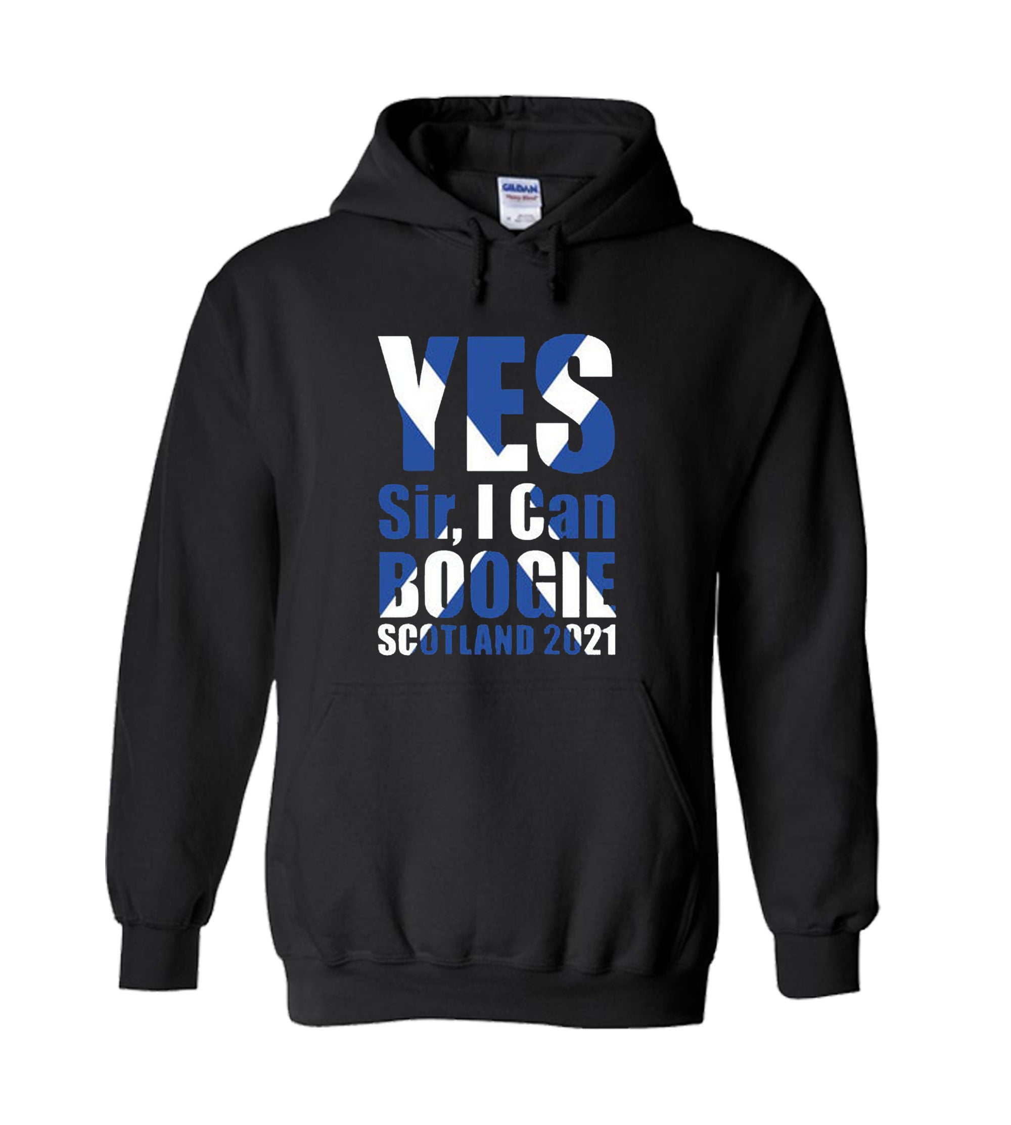 Yes Sir I Can Boogie Scottish Flag Unisex Hoodie