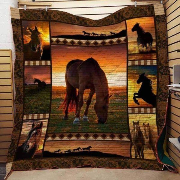 Horse J1502 81o34 3D Quilt Blanket HGM42