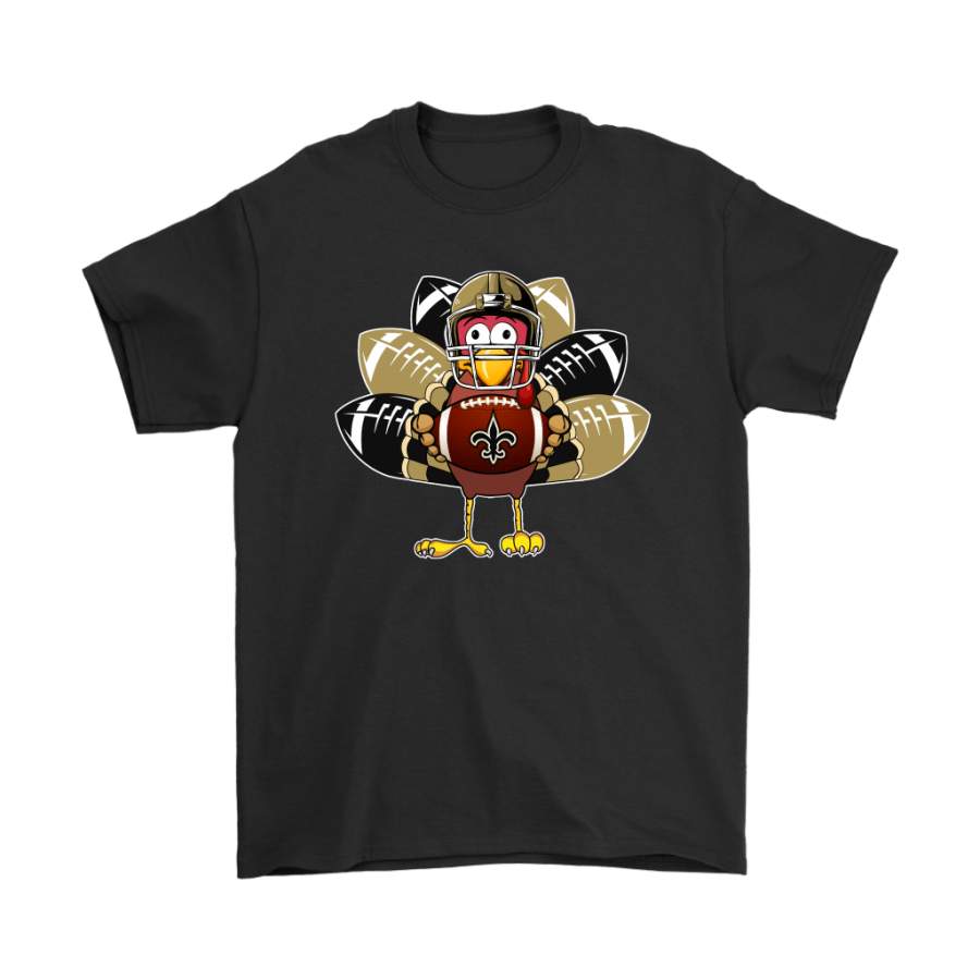 New Orleans Saints Turkey Football Thanksgiving Shirts