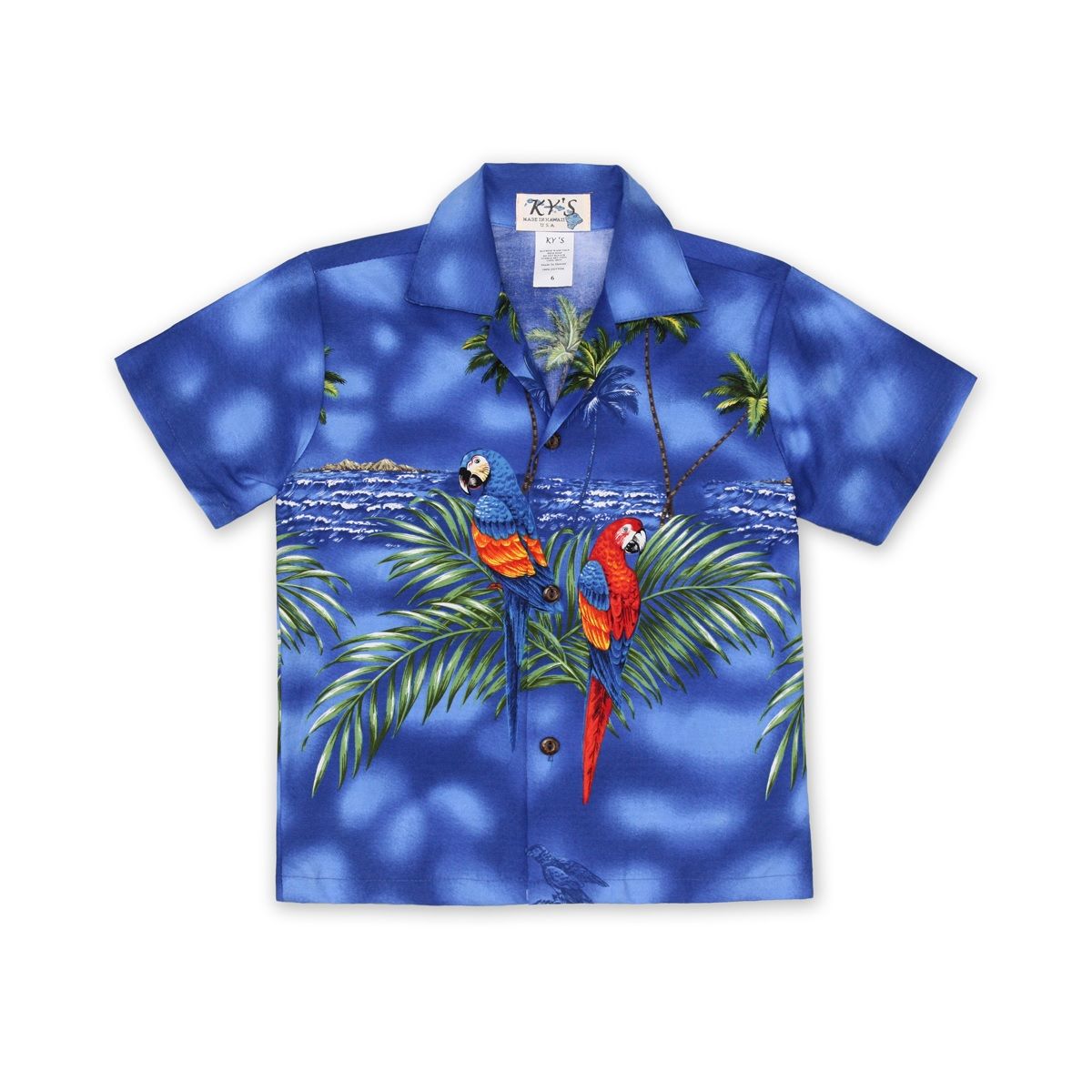 Parrots Blue Nice Design Hawaii Shirt Ha33414