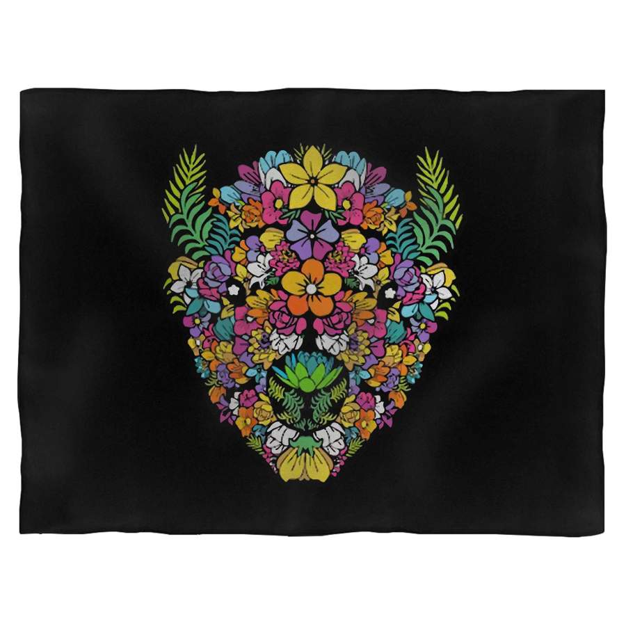 Buffalo Flowers Blanket