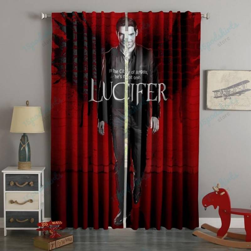 3D Printed Lucifer Style Custom Living Room Curtains