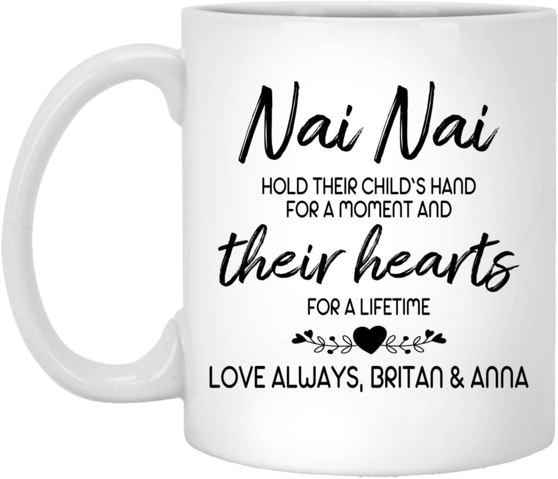 Personalized Nai Nai Coffee Mug – Coffee Mug For Nai Nai – Coffee Mug For Mothers – Family Coffee Mug – Mother’S Day Gi 11Oz