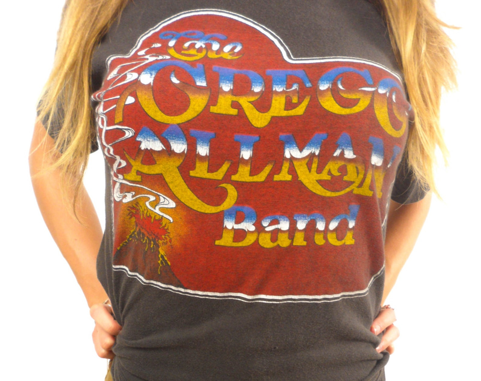 Vintage The Gregg Allman Band Tee 70S Allman Brothers Band 70S Tee Hippie Boho Rocker Band Tee Grateful Dead Tee Nirvana Rolling Stones