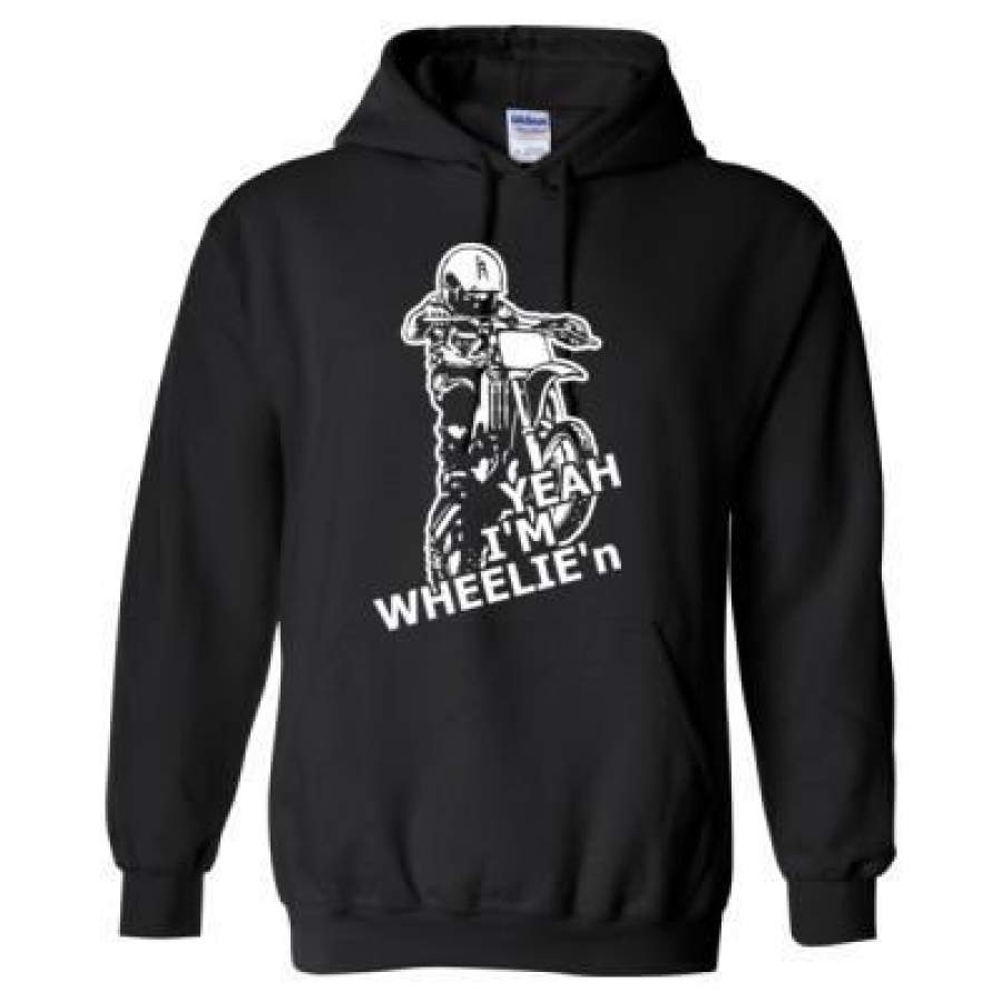 AGR Yeah I Am Wheelien – Heavy Blend™ Hooded Sweatshirt