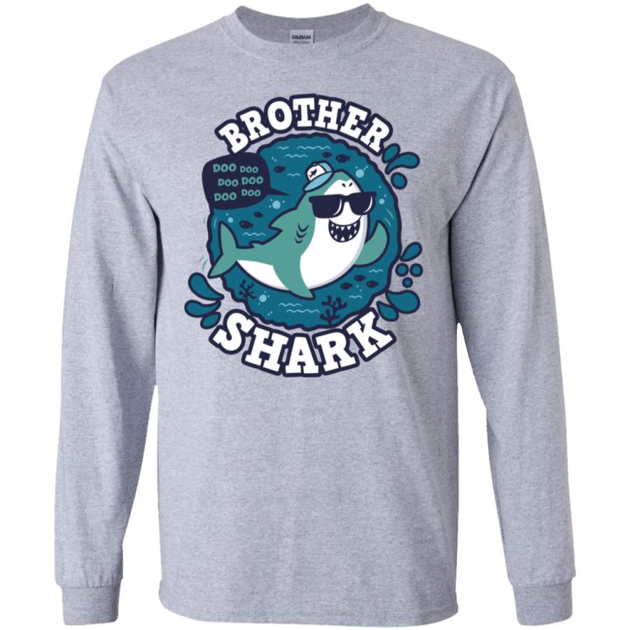 Shark Family trazo – Brother Men’s Long Sleeve T-Shirt