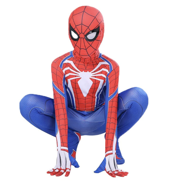 Spiderman Miles Morales Cosplay Costume Zentai Bodysuit Anime Superhero Costume Jumpsuit for Kids Spandex Halloween Cosplay alx