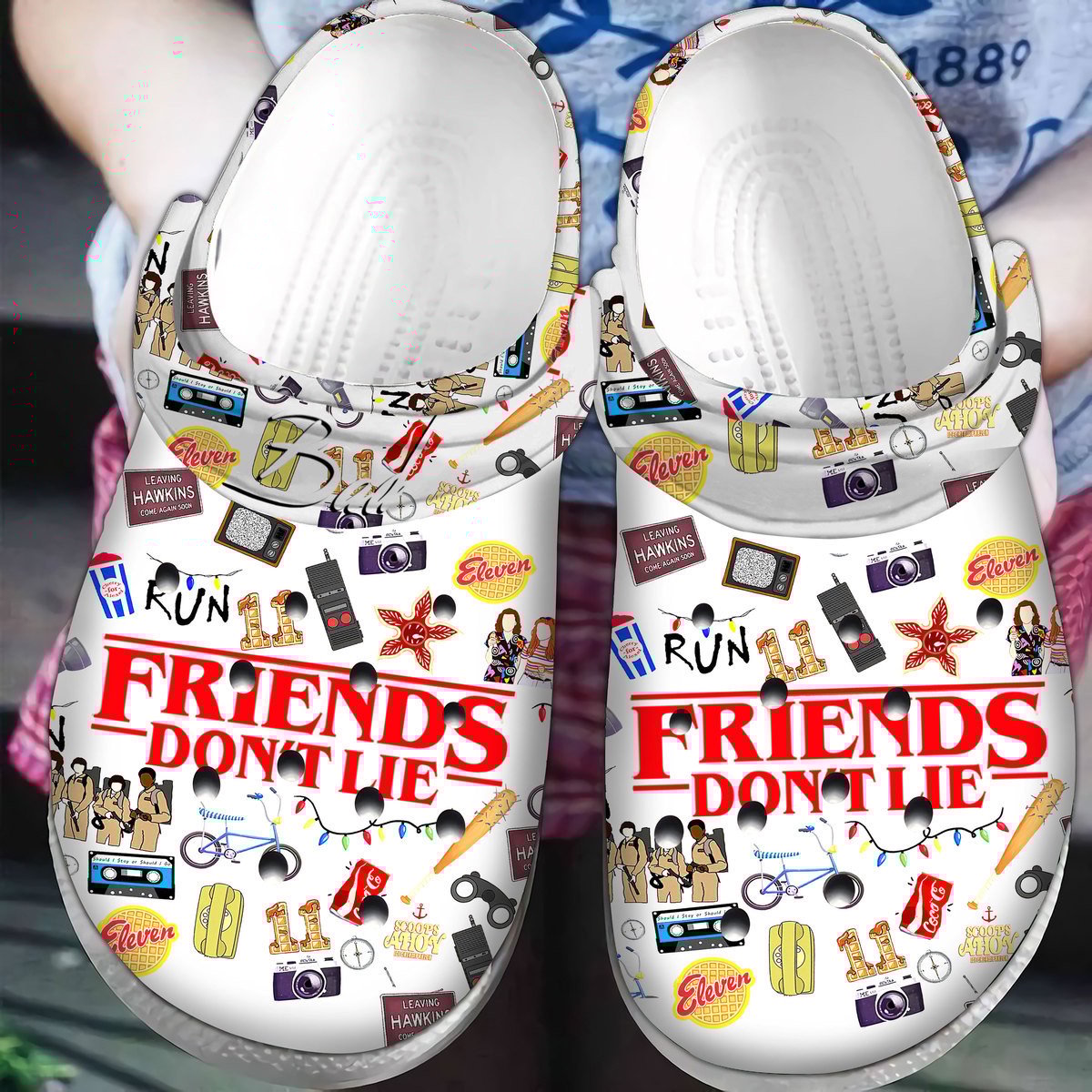 Stranger Things Friends Don’T Lie Tv Series Crocss Clogs For Men Women And Kid Tr1805574272
