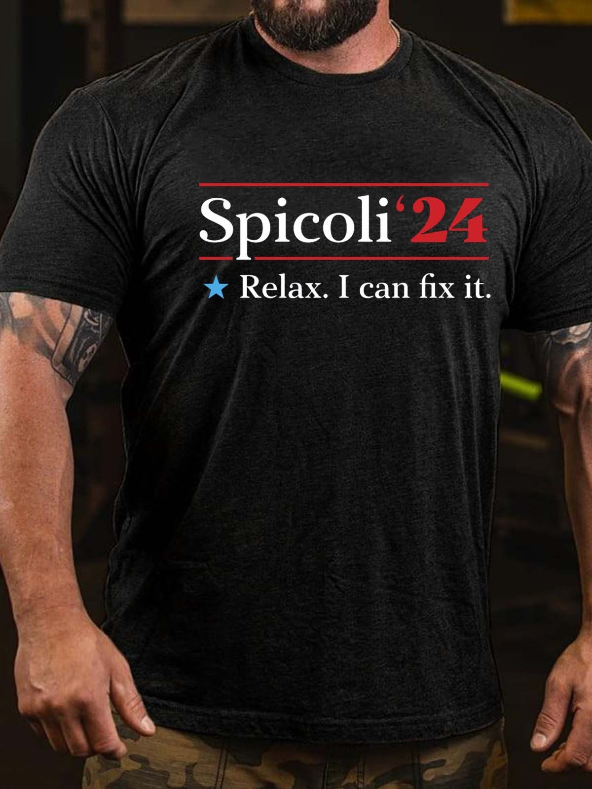 Men’S Spicoli 2024 – Relax, I Can Fix It T-Shirt