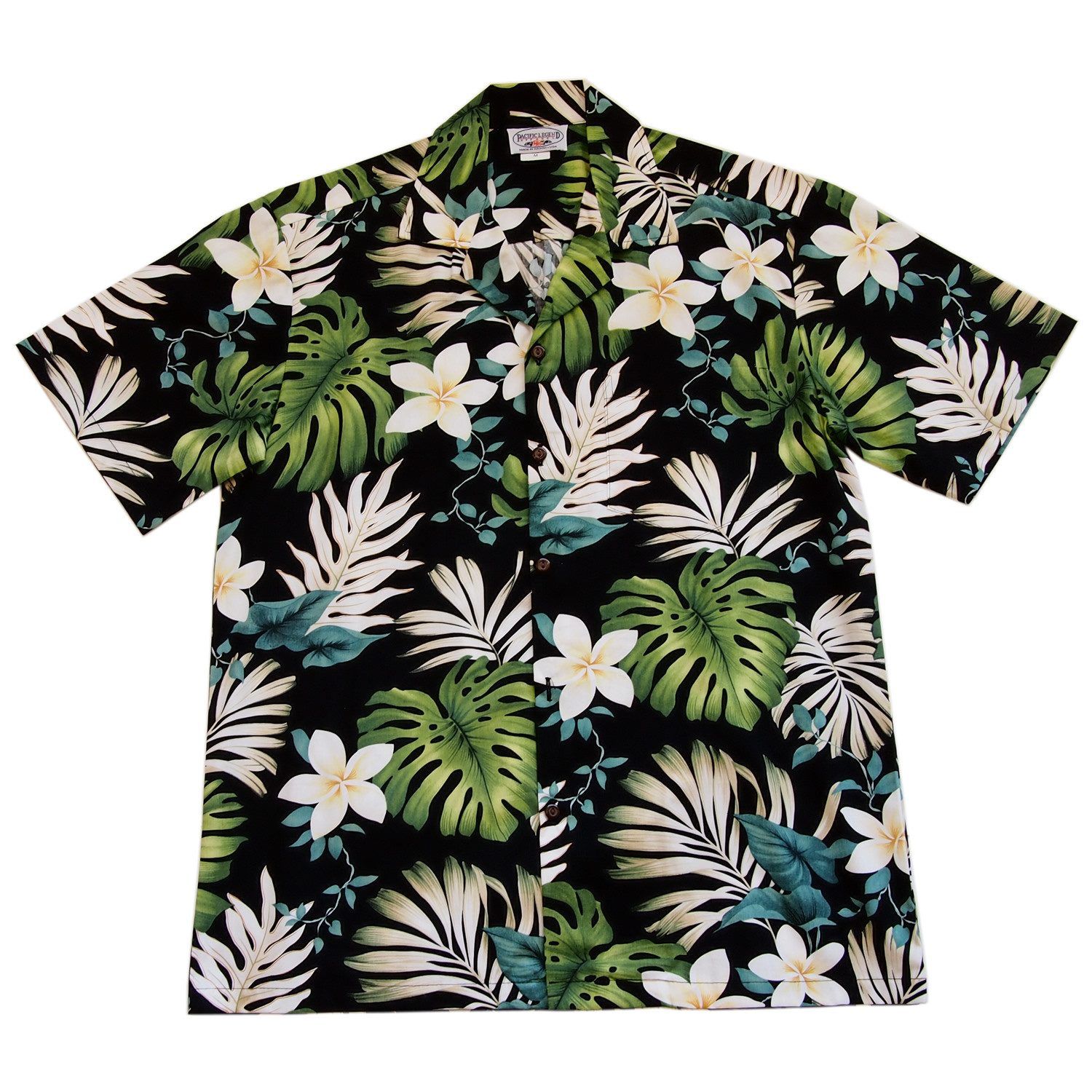 Hibiscus Black Nice Design Hawaii Shirt Ha44405