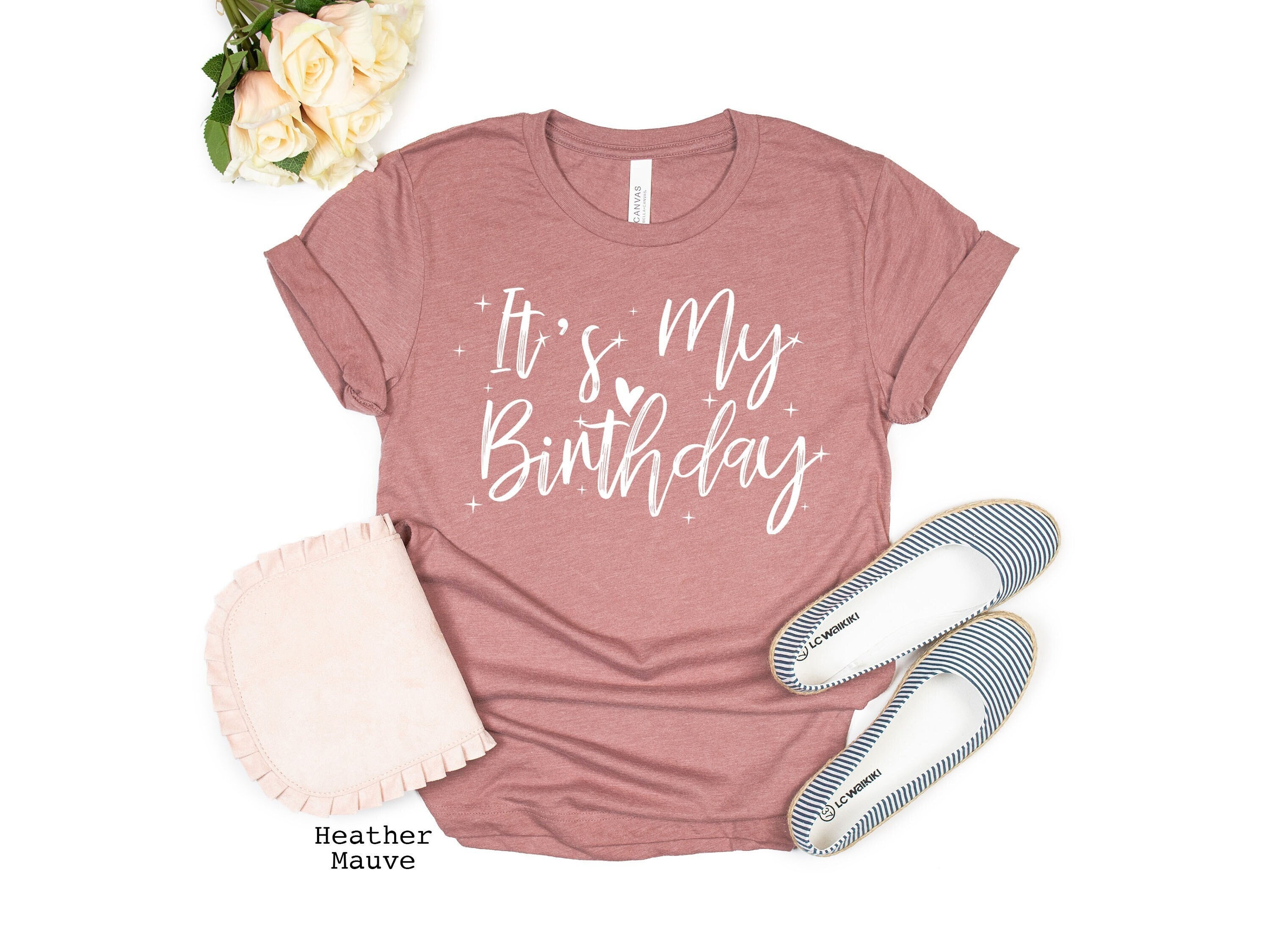 It’s my birthday – hearts, Birthday Girl T-Shirts, Birthday Party shirt, Birthday Gifts, Bday Shirt