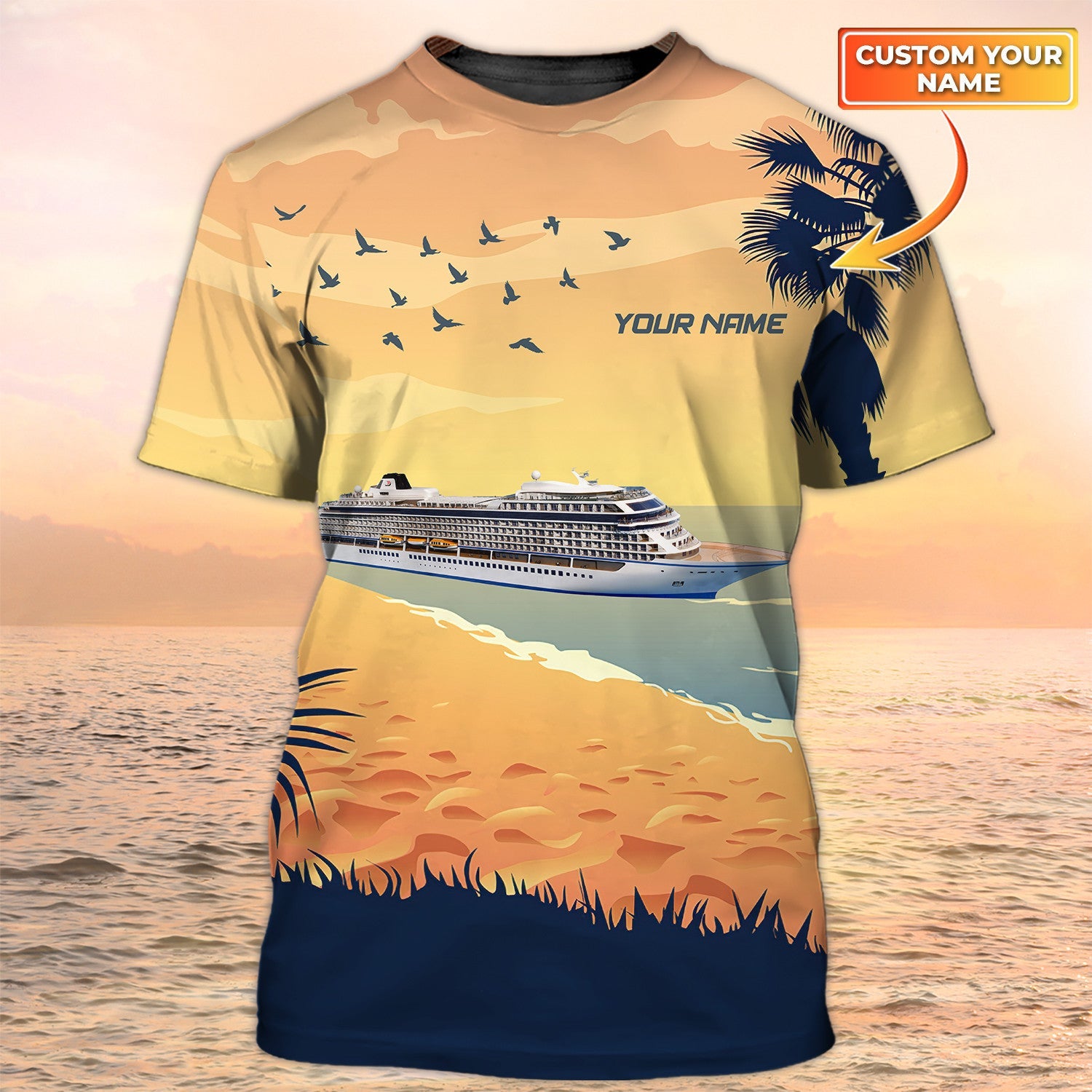 Custom Cruise Tshirts For Husband Wife, Cruise Lines 3D Tee Shirt, Summer Trip Cruise Clothing