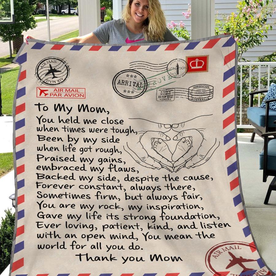 You Mean The World For All You Do Fleece Blanket – Quilt Blanket, Best Mother’S Day Gift Ideas, Mother’S Day Gift For Mom, Home Decor Bedding Couch Sofa Soft And Comfy Cozy